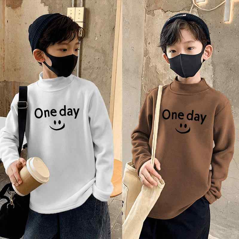 子供用Tシャツ 男の子 長袖 秋冬 裏起毛 あったか 保温 インナー トップス プリント 普段着 カジュアル..