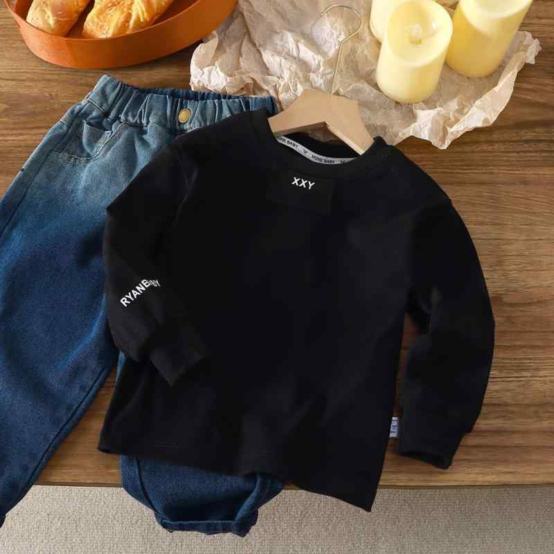 子供用Tシャツ 春秋 男女兼用 長袖トップス インナーシャツ 吸湿速乾 80cm 90cm 100cm 110cm 120cm 130..