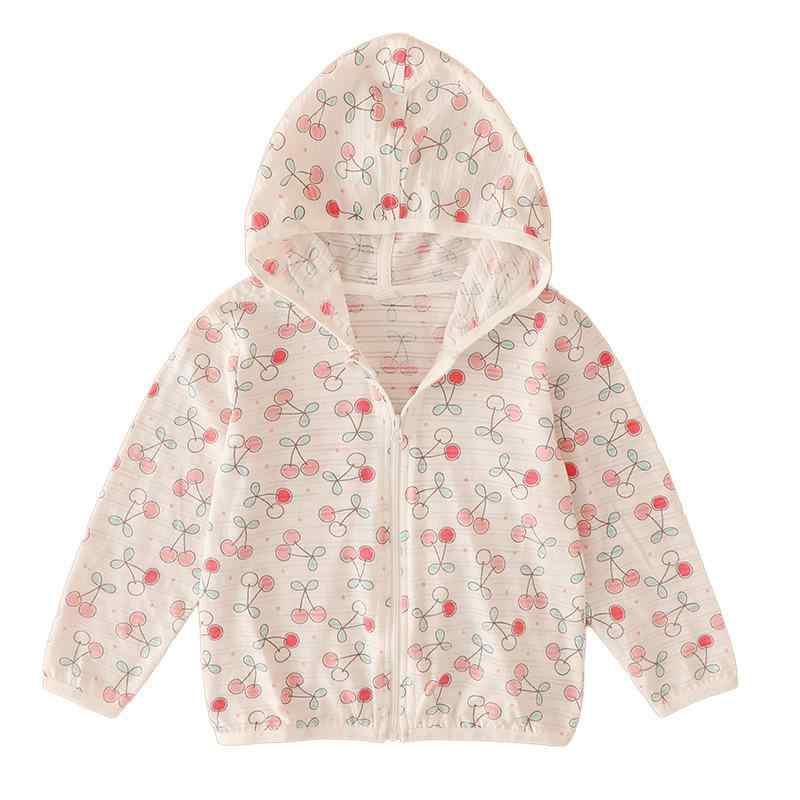 キッズ 子供服 UVカット パーカー 薄手 ベビー 日焼け止め カーディガン 綿100％ 女の子 男の子 春夏 ..