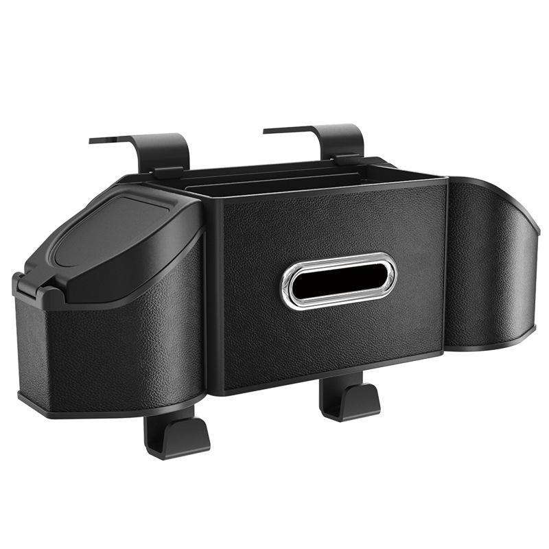 カー用品 車載収納ボックス シートバックポケット 後部座席用 小物入れ ドリンクホルダー ティッシュボ..