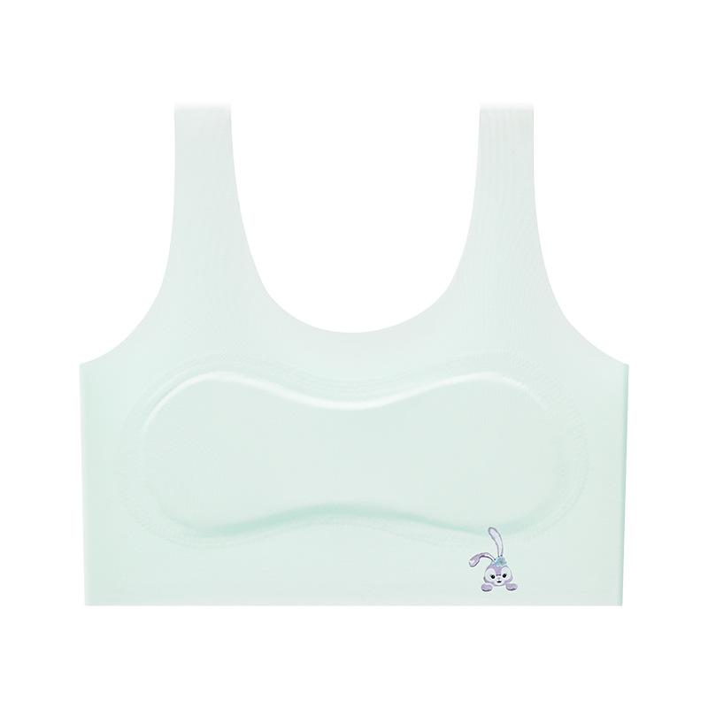 子供用ブラジャー キッズ 女の子 小学生 向け 薄手 スポーツブラ タイプ ノンワイヤー 接触冷感 通気性..