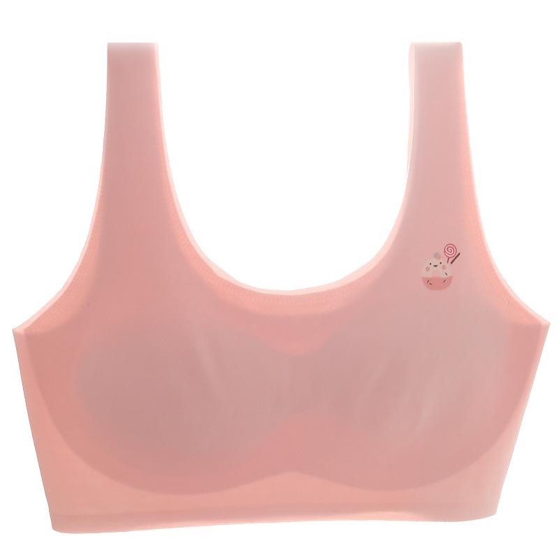 ブラジャー ジュニア スポーツブラ ノンワイヤー ハーフトップ スポブラ ファーストブラ 中学生 高校生..