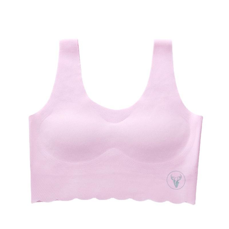 ブラジャー ジュニア 女の子 小学生 中学生 スポブラ ノンワイヤー ハーフトップ インナー 下着 9歳 10..