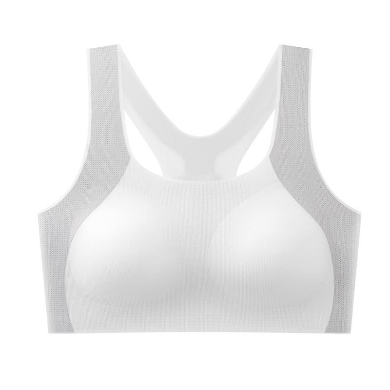 子供用ブラジャー スポブラ ジュニアブラ スポーツブラ 中学生 高校生 15歳 揺れない ずれにくい ノンワイヤー 3/4カップ 薄型 通気性 吸湿速乾 快適 アジャスターなし ブラトップ 女児 インナー ホワイト ベージュ パープル ブルー