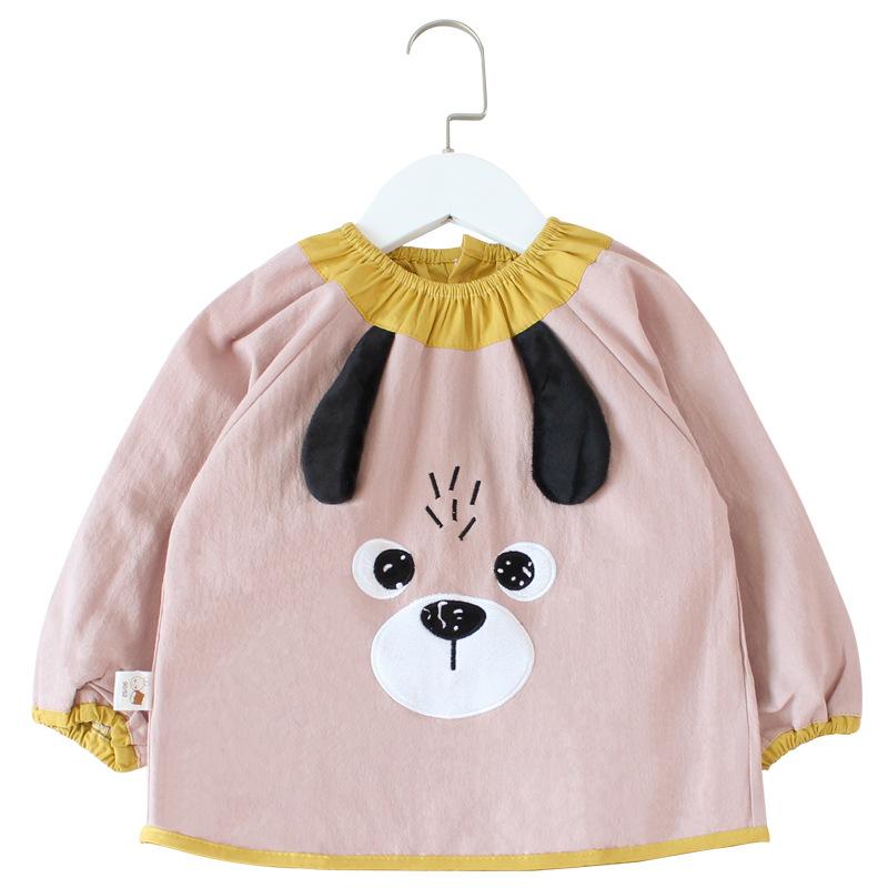 ベビー · キッズ スモック エプロン 防水 長袖 纯棉 子供用 女の子 男の子 薄手 かわいい おしゃれ 食..