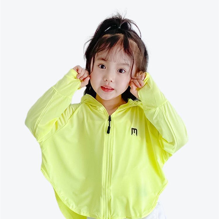 キッズ UVカット パーカー 薄手 男の子 女の子 接触冷感 防紫外線 ポリエステル 春夏 アウトドア 普段..