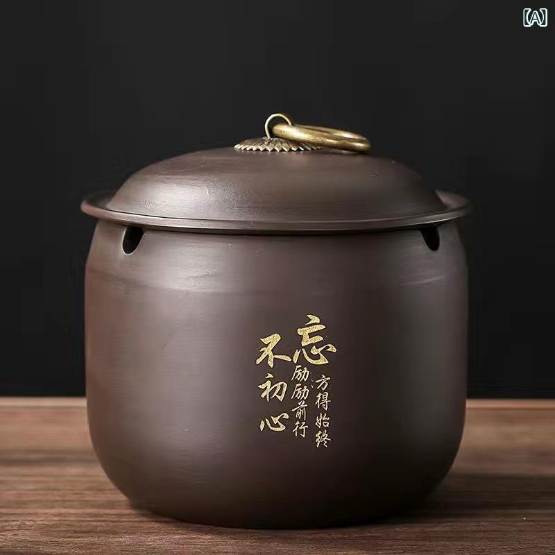 灰皿 高級感 陶器製 防塵蓋付き 車載 リビング オフィス用 インドア アウトドア おしゃれ 中国風 和風 アッシュトレー