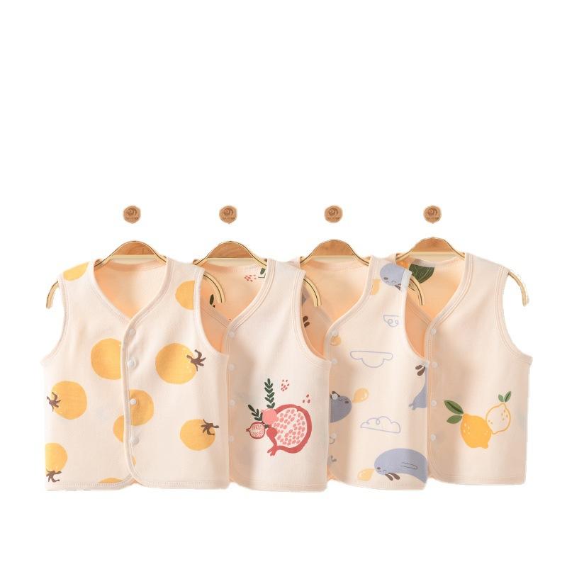 ベビー服 ベスト 春秋 男の子 女の子 新生児 赤ちゃん 子供 幼児 コットン カーディガン 海豹 橘子 檸..