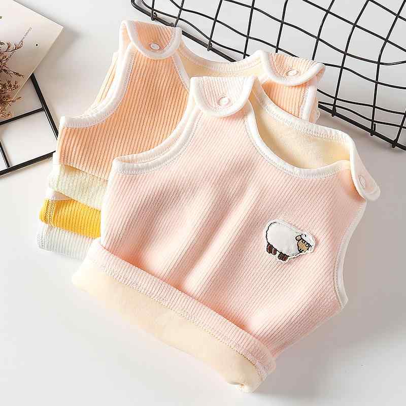 ベビー キッズ あったかフリース ベスト 幼児 男女兼用 防寒 部屋着 普段使い かわいい アニマル柄 ブ..