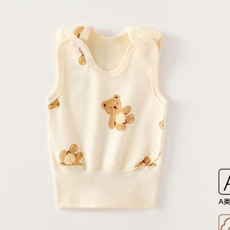 ベビー服 背心 春秋 男女兼用 純綿 ノースリーブ 新生児 乳幼児 子供 幼児 キッズ あったかインナー か..