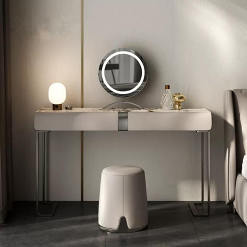 ドレッサー 寝室用ドレッサー 北欧風 化粧台 鏡付き 椅子付き 岩板 モダン シンプル 高級感 インスタ映..