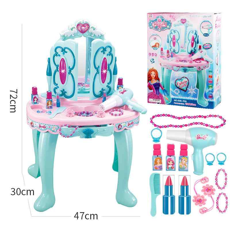 おもちゃ ドレッサー 子供 女の子 メイクアップ おままごと セット 知育玩具 プリンセス ごっこ遊び 4..