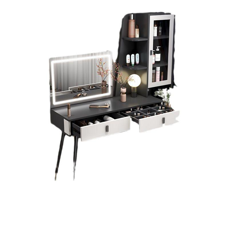 ドレッサー 多機能 コンパクト 寝室用 化粧台 スツール付き 80cm 100cm 人造板 おしゃれ かわいい 上品..