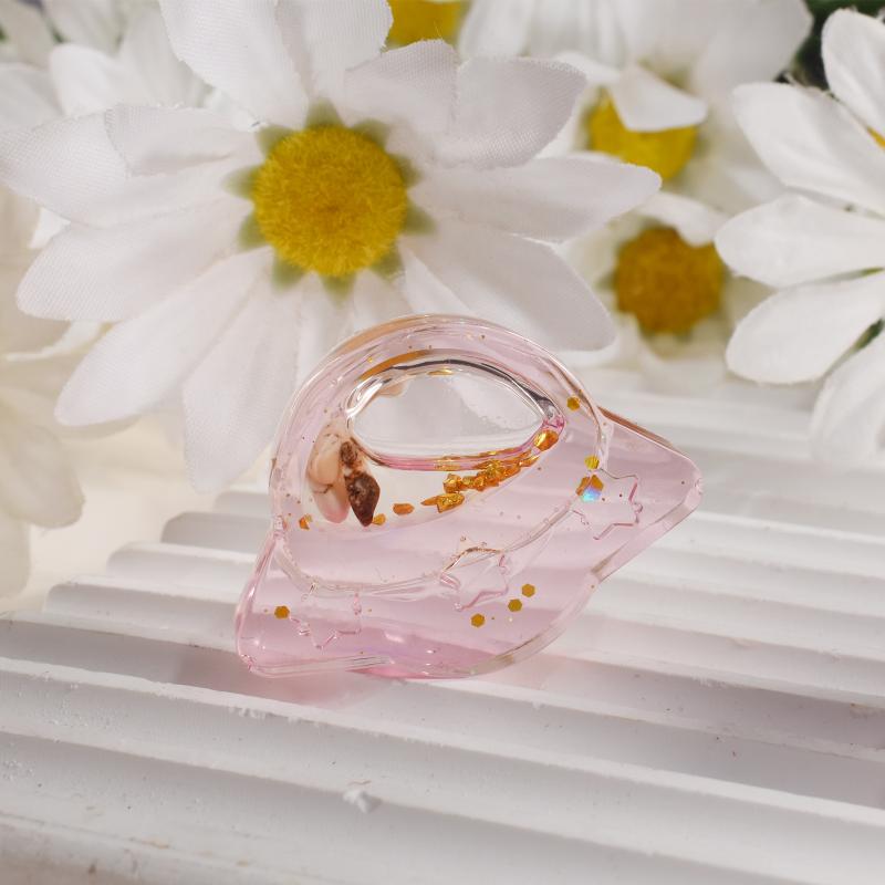 ケーキ型 不規則形 シリコン DIY 飛船 流砂 ペンダント キーホルダー バッグチャーム