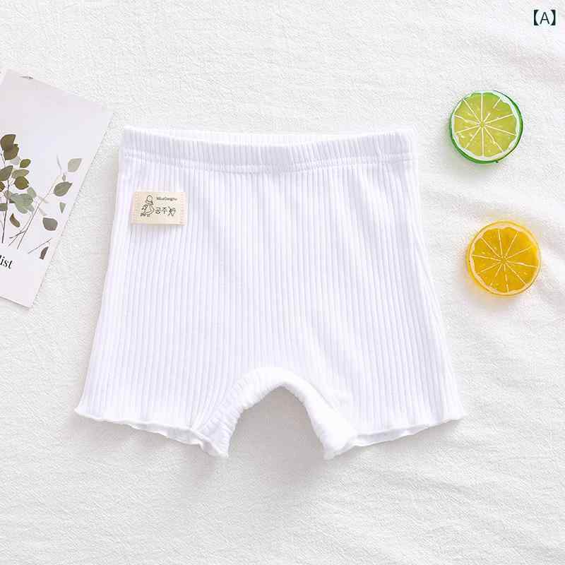 キッズ 女の子 ショーツ パンツ 3分丈 女児 子供用 アンダーウェア 綿100% 接触冷感 吸湿速乾 インナー..