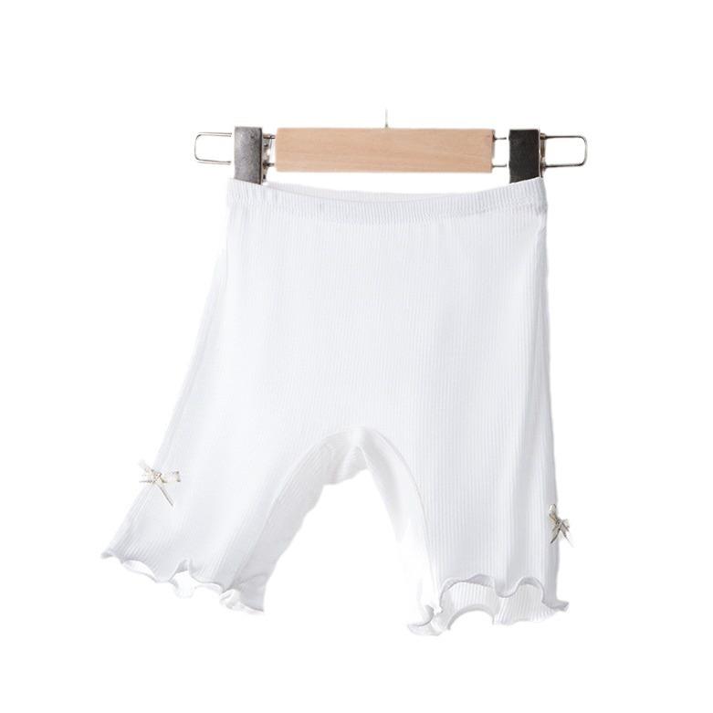 キッズ 女の子 インナーパンツ モダール スパッツ 三分丈 アンダーウェア 接触冷感 吸湿速乾 平角 春夏 薄手