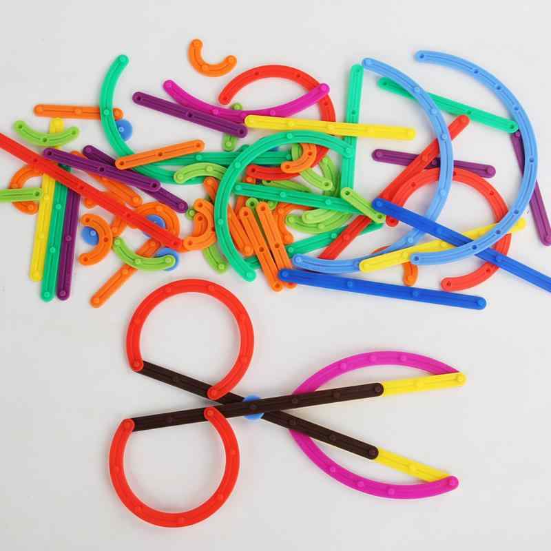 知育玩具 子供向け DIY 組み立て ブロック パズル 多様な形状 知育おもちゃ 4歳 5歳 6歳 色彩豊か 集中力 創造力 思考力を養う