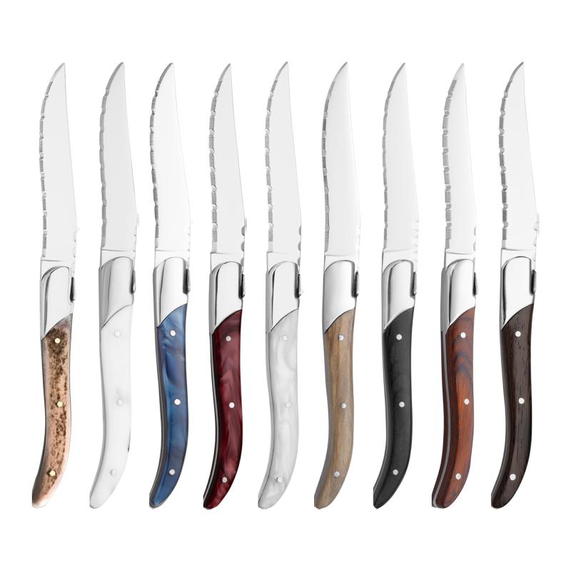 カトラリー 食器 ステンレス製 ナイフ フォーク スプーン ディナーナイフ ステーキナイフ 木製ハンドル..