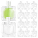 Frcolor シャンプー 小分け袋 30ml 15個 旅行 化粧品 小分け 液体個包装 旅行 化粧品 小分け シャンプー 詰め替えボトル 容器 小分けボトル 漏れ防止 半透明 密封性 【客室乗務員推薦の容量】