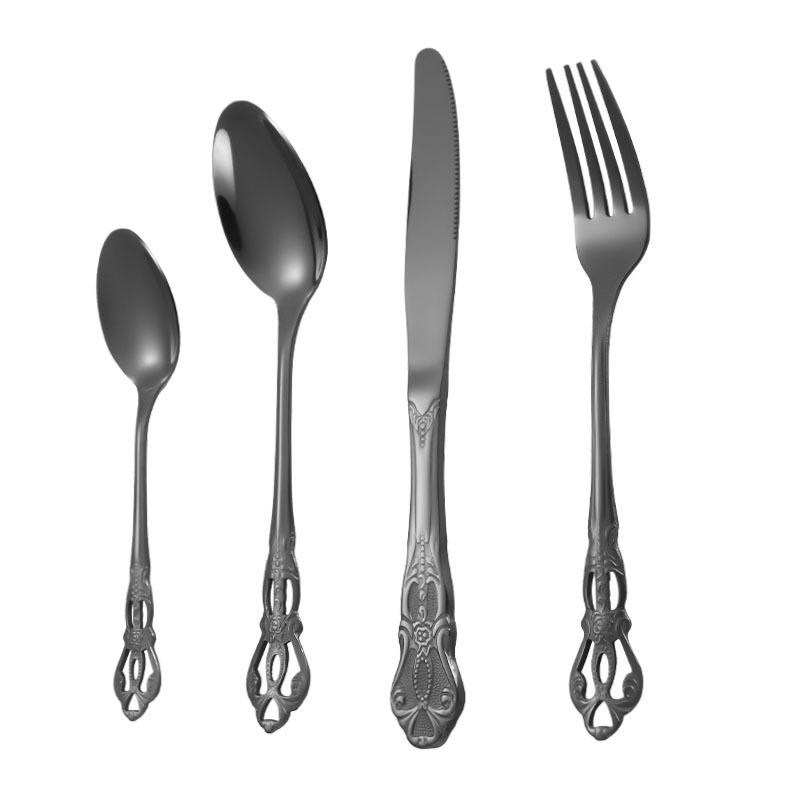 カトラリーセット レディース メンズ ステンレス製 ディナーセット ナイフ フォーク スプーン セット ..