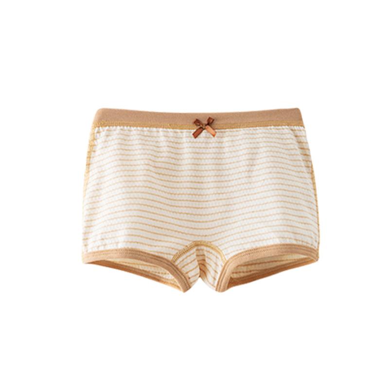 子供用ショーツ 女児 彩棉 平角 発育期 100%綿 薄手 短パン 中大 子供 女の子 コットン