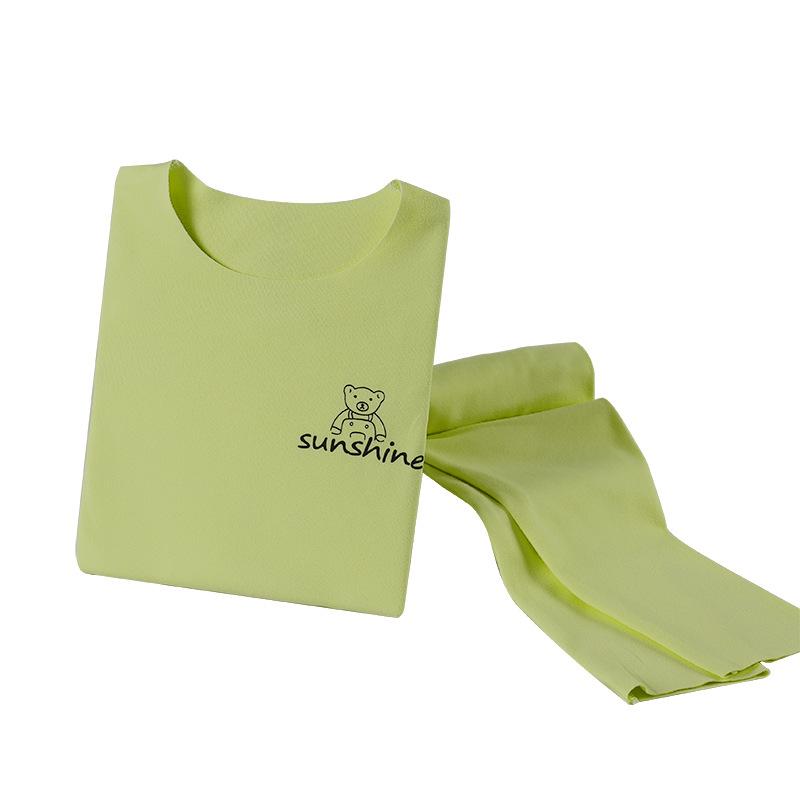 子供用インナー 上下セット キッズ 男の子 女の子 秋冬 暖か ポリエステル 部屋着 ミドル〜ビッグキッズ 90 100 110 120 130 140 150 160 170 グリーン/米黄/ブルー/グレー/ピンク