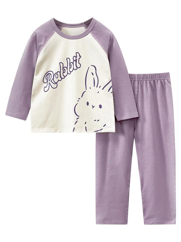 子供用パジャマ キッズ 男児 女児 春秋 綿 上下セット ルームウェア 部屋着 寝巻き 薄手 かわいい アニマル柄 コットン