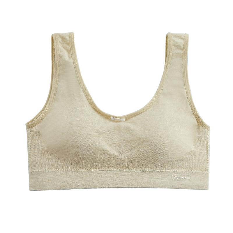 ブラジャー ジュニア 女の子 小学生 中学生 高校生 スポブラ スポーツブラ ファーストブラ 成長期 ノンワイヤー 薄手 肩紐調節可能 90 120