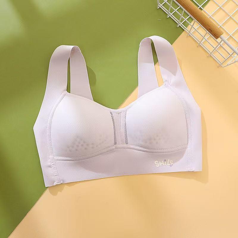 ブラジャー ジュニア ティーン ガールズ ノンワイヤー スポーツブラ スポブラ 全罩杯 薄手 通気性 吸汗 速乾 快適 M L XL 2XL