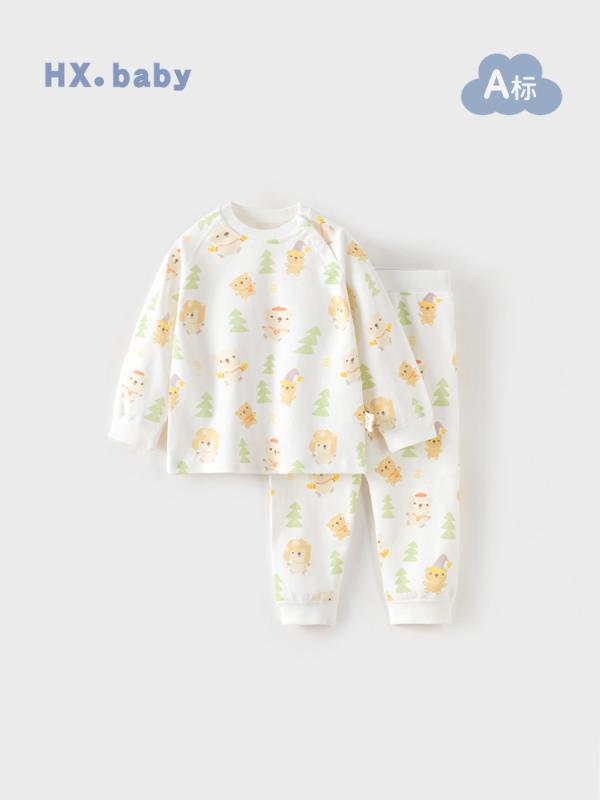 ベビー服 上下セット 男女兼用 秋物 ベビー 肌着 パジャマ 綿100% 薄手 春秋 かわいい 柔らかい 快適 ..