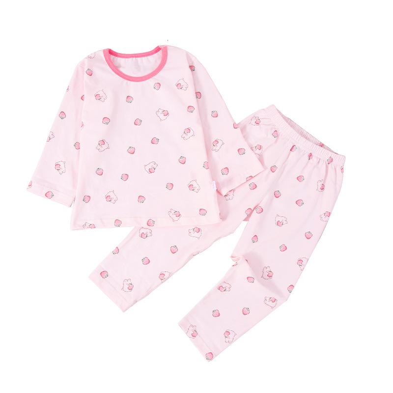子供用パジャマ ベビー服 上下セット 綿95% ライクラ 接触冷感 吸湿速乾 インナー 春秋 薄手 かわいい ルームウェア 部屋着 80 90 100 110 120 130 140 150 160