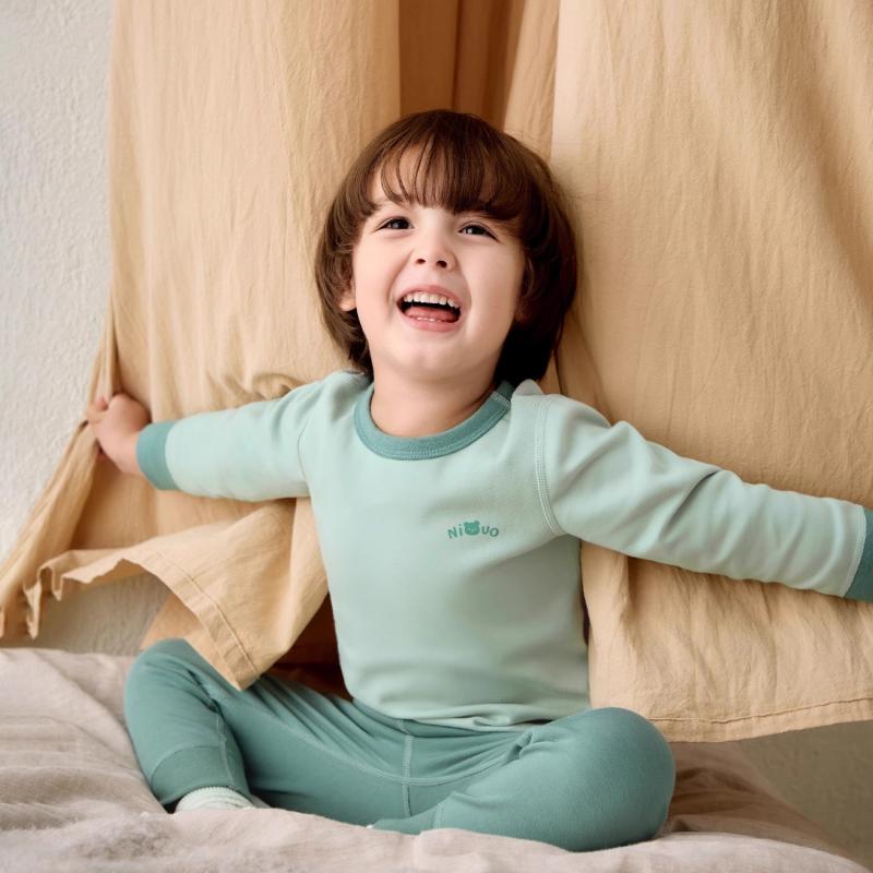 子供用インナー 上下セット 男の子 女の子 裏起毛 秋冬 保温性 粘纤 あったか 部屋着 パジャマ 80cm 90..
