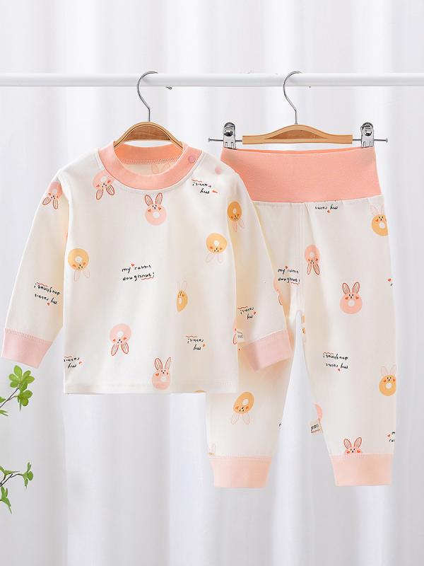 ベビー服 子供用 長袖パジャマ 上下セット 春秋 冬 綿100％ 吸湿速乾 柔らかい かわいい カートゥーン アニマル柄 部屋着 寝巻き 73CM 80cm 90cm 100cm