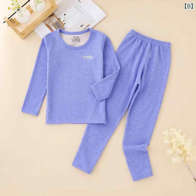 Tanzanの子供用 インナー 上下セット 秋冬 男の子 女の子 羊毛 蚕糸 パジャマ ルームウェア 青少年 保温性 100cm 110cm 120cm 130cm 140cm 150cm 160cm 165cm 170cm 175cm 180cm｜アングル3