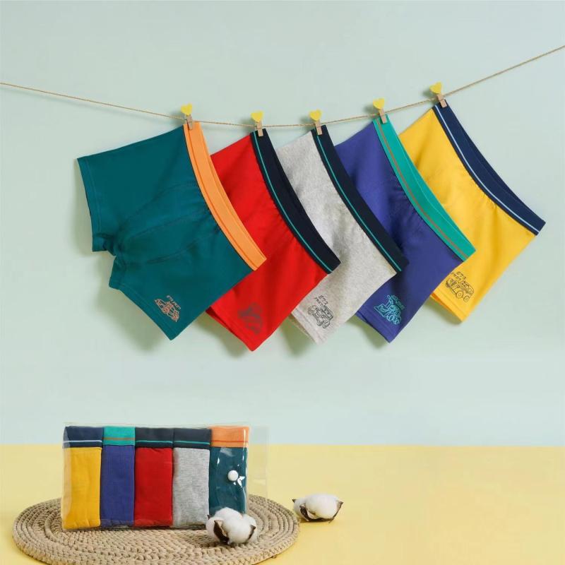 子供服 男の子用 パンツ ボーイズ ボクサーパンツ 4枚セット A类 コットン 快適 インナーウェア