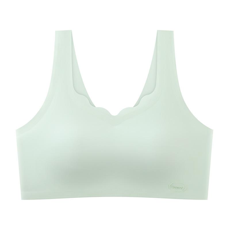 下着 ジュニアブラ スポブラ ハーフトップ ノンワイヤー 無地 吸汗速乾 12歳 13歳 14歳 15歳 16歳 中学生 高校生 ピンク ホワイト ベージュ グリーン パープル