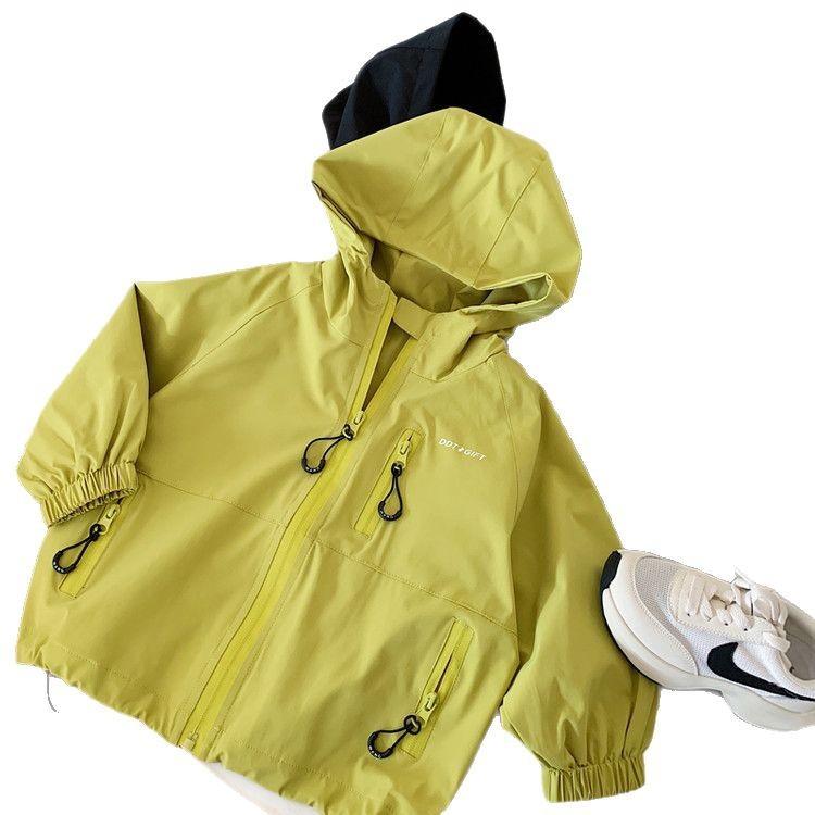 子供服 ジャケット 春秋 男の子 防水 防風 フード付き アウター ジャンパー 90cm 100cm 110cm 120cm 13..