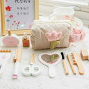 おもちゃ キッズ 木製 シミュレーション ドレッサー 理容 美容 メイクアップ セット 女の子 ピンク プリンセス 化粧バッグ おままごと 知育玩具 感情 視覚 発達 手と目の協調