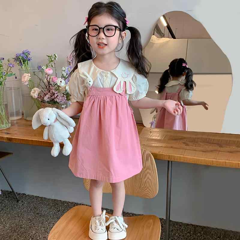 ワンピース キッズ 女の子 子供 背 ワンピース 夏物 サマー プリンセス コットン 背 高品質 100 110 12..