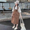 キッズ 女の子 ワンピース セットアップ 夏物 子供服 キャミソールワンピース 2点セット 薄手 ゆったり かわいい ガールズ ジュニア 普段着 120 130...
