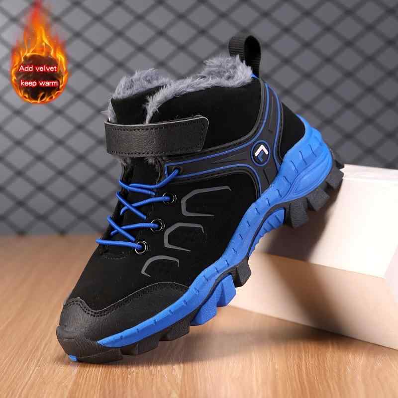 ブーツ キッズ 男の子 子供用 スノーブーツ 登山靴 防寒 あったか ショートブーツ スポーツ 合成皮革 ..