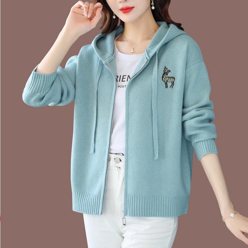 カーディガン レディース ニット 春秋 長袖 Vネック ゆったり 接触冷感 軽量 羽織り 日韓スタイル カジ..