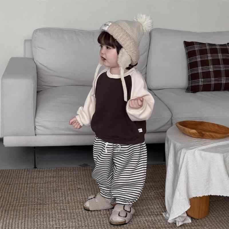 子供用スウェット スウェットパンツ 上下セット 秋冬 厚手 裏起毛 韓国風 ベビー服 男の子 ボーイズ ウ..