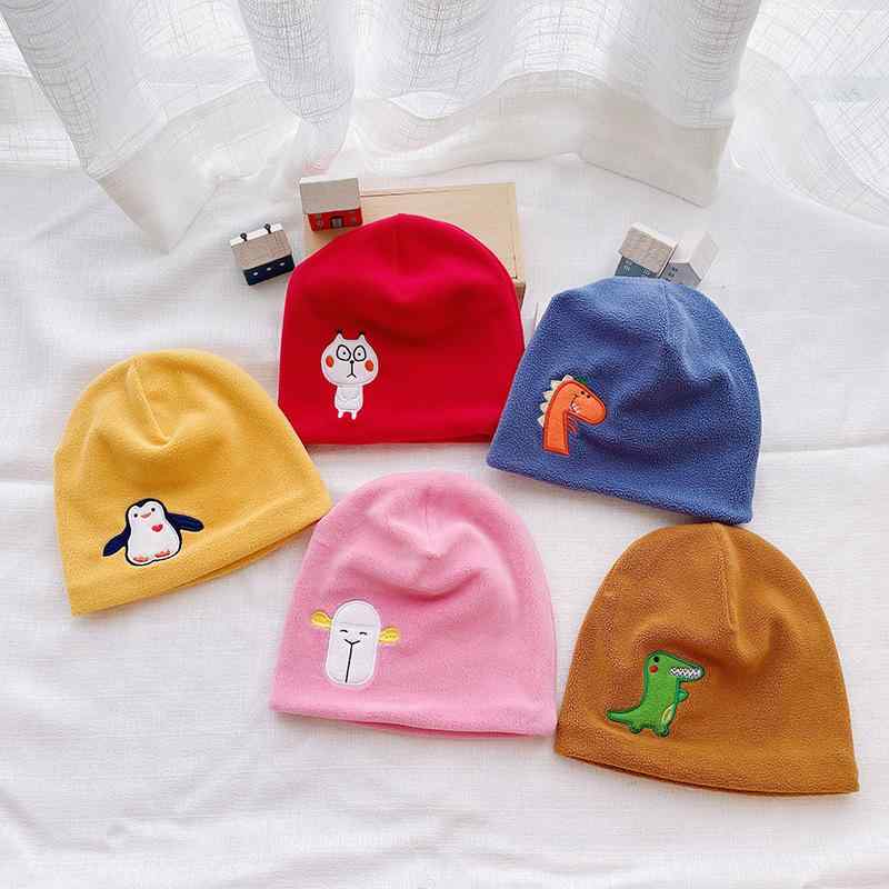 ニット帽 キッズ ベビー 秋冬 防寒 暖かい かわいい 刺繍 男の子 女の子 子供 赤ちゃん 帽子 ニット