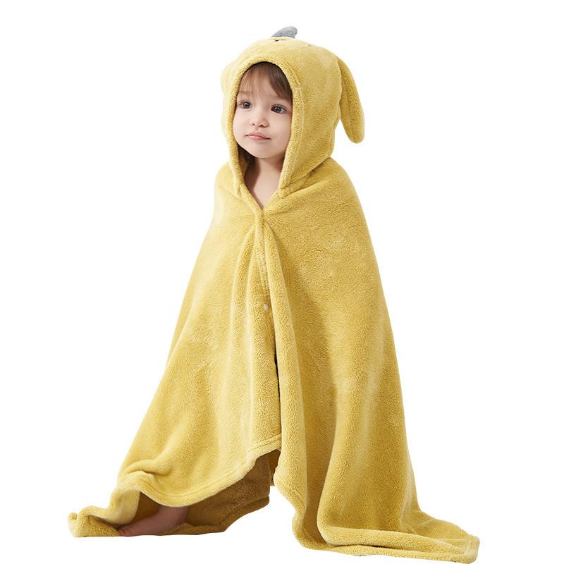 ベビー ケープ タオル 新生児 バスローブ おくるみ ブランケット ハニート 小ワニ 小ゾウ モンスター ..