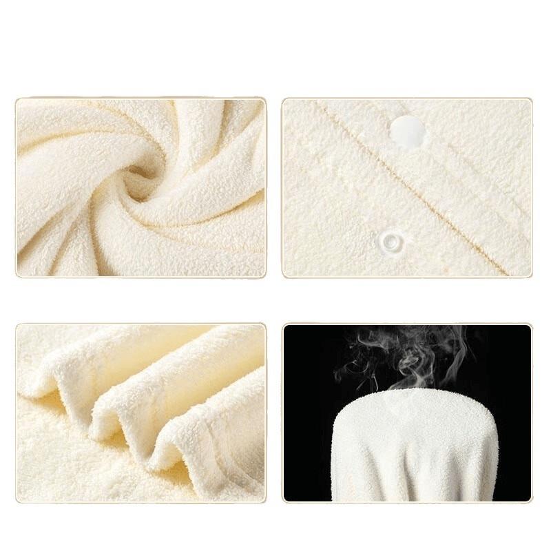 ベビー バスローブ 男女兼用 子供 フード付き バスタオル ポンチョ 吸水速乾 ポリエステル ピンク 萌兔..