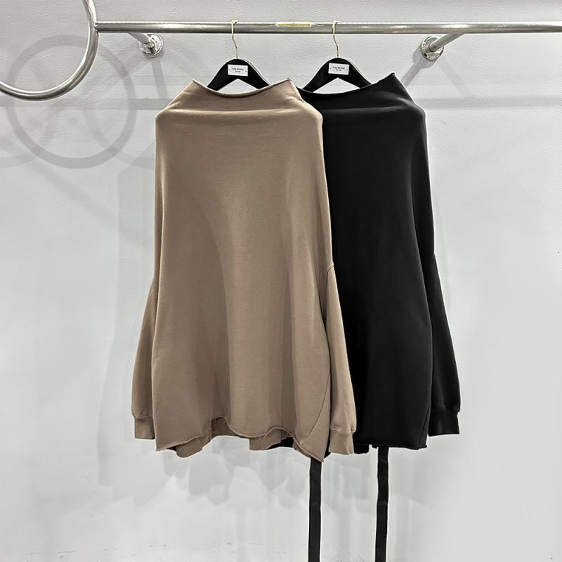 パーカー メンズ 男性用 秋冬 プルオーバー コットン 無地 ゴシック パンク グレー 黒