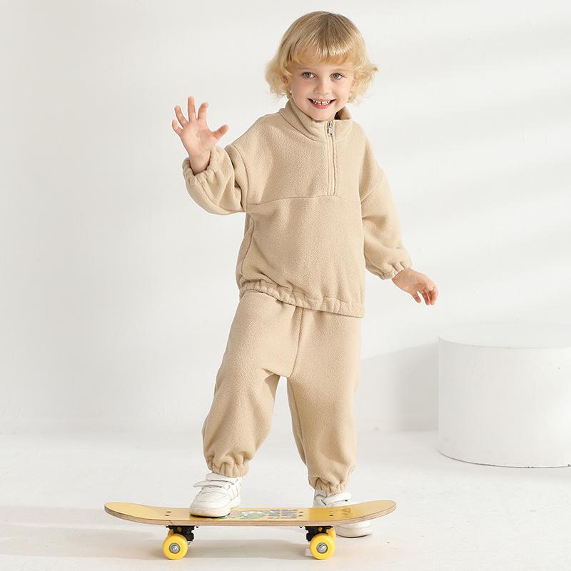 子供用セットアップ キッズ スウェット 上下セット フリース ジップアップ パーカー パンツ 長袖 男の..