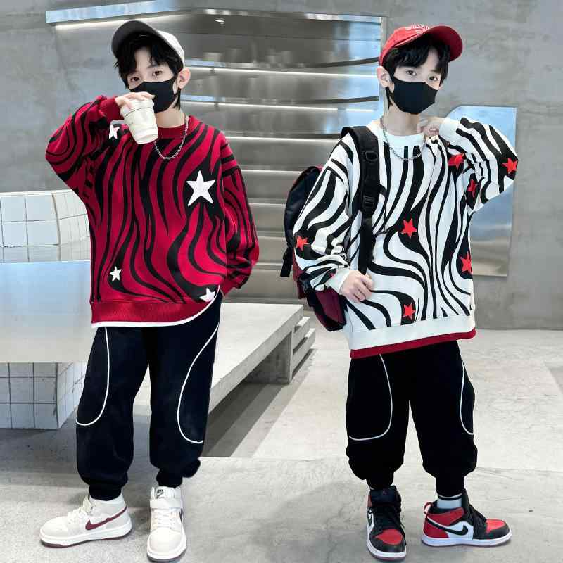 子供用ジャージ 上下セット 男の子 春秋 スポーティ カジュアル 綿混紡 120cm 130cm 140cm 150cm 160cm 170cm