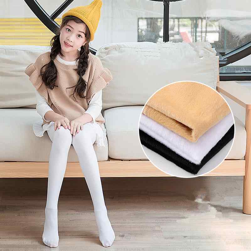 子供服 タイツ 女児 厚手 薄手 秋冬 光沢 伸縮性 無地 レギンス スパッツ 90 100 110 120 130 140 150cm